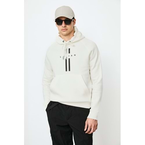 Lufian 112030207 Decland Kapüşonlu Sweatshirt Erkek Sweatshirt