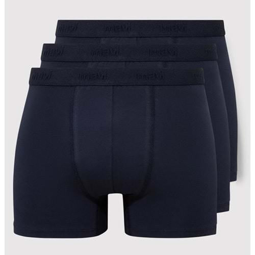 Mavi 3 Adet Erkek Boxer