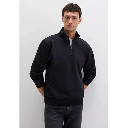 Mavi 0S10278-900 Basic Yarım Fermuarlı Sweatshirt