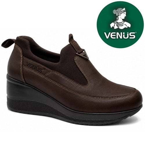 Venüs Maranta Hakiki Deri Dolgu Topuk Ortopedik Kadın Casual Ayakkabı