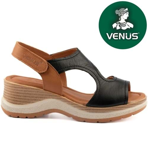 Venüs Noble Hakiki Deri Comfort Ortopedik Kadın Sandalet