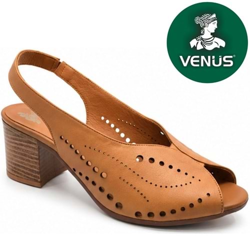 Venüs Benefşe Hakiki Deri Comfort Ortopedik Kadın Sandalet