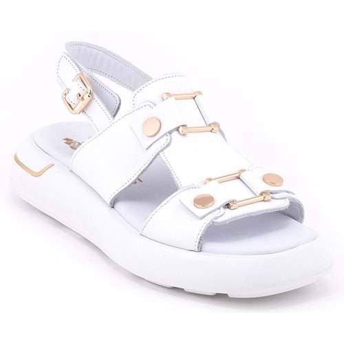 Venüs Tauri Hakiki Deri Comfort Ortopedik Kadın Sandalet