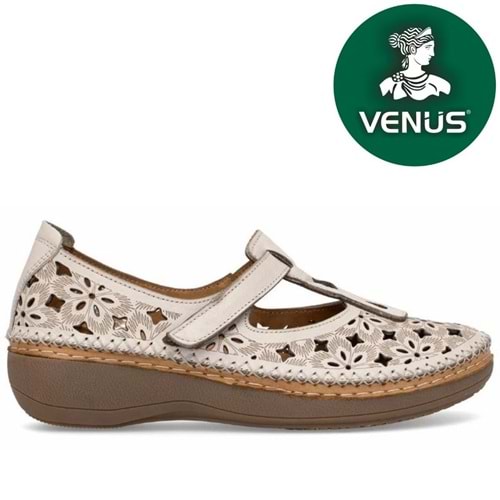 Venüs Vingii Hakiki Deri Kadın Babet Ayakkabı