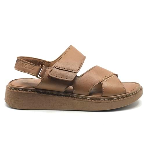 Venüs Axiz Hakiki Deri Comfort Ortopedik Kadın Sandalet