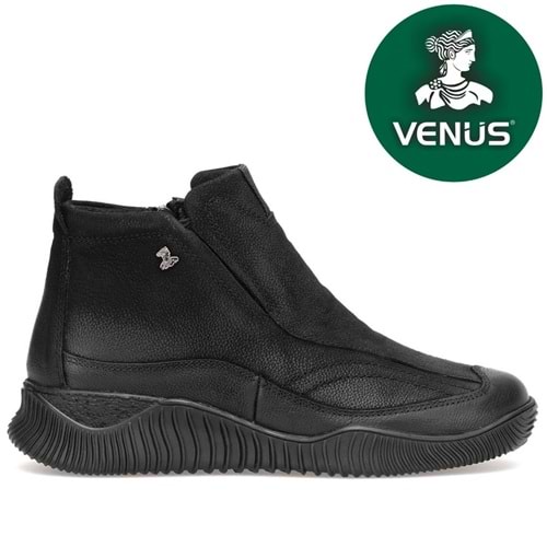 Venüs Kimsita Hakiki Deri Kaymaz Düz Taban Ortopedik Kadın Bot