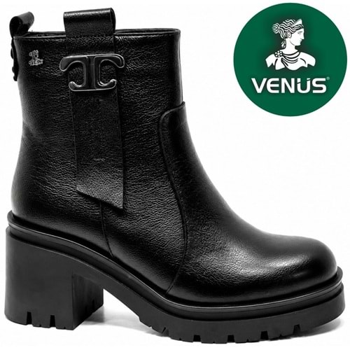 Venüs Bargasa Hakiki Deri Kaymaz Taban Ortopedik Kadın Bot