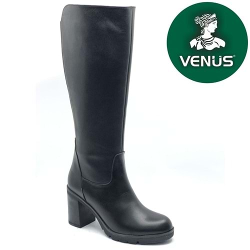 Venüs Jabuka Hakiki Deri Ortopedik Topuklu Kadın Çizme