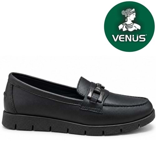 Venüs Kikir Hakiki Deri Ortopedik Casual Kadın Babet Ayakkabı