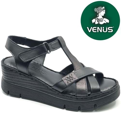 Venüs Boobril Hakiki Deri Comfort Ortopedik Kadın Sandalet