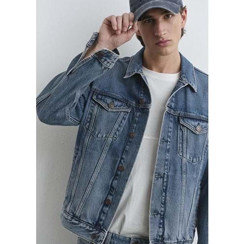 Mavi M0110273-89412 Mavi Jeans Kot Ceket Erkek Ceket