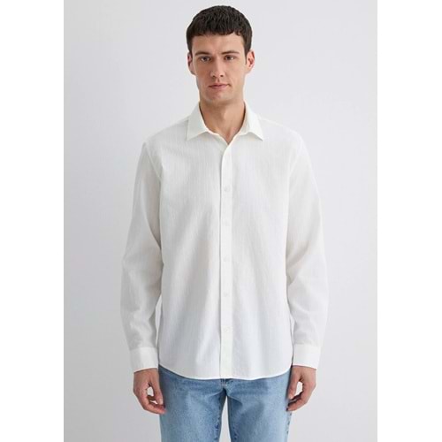 Mavi M0211623-70057 Çizgili Gömlek Regular Fit Erkek Gömlek