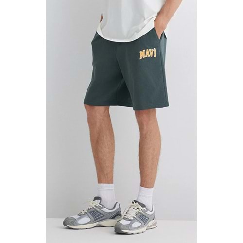 Mavi M0410224-71598 Mavi Baskılı Erkek Şort