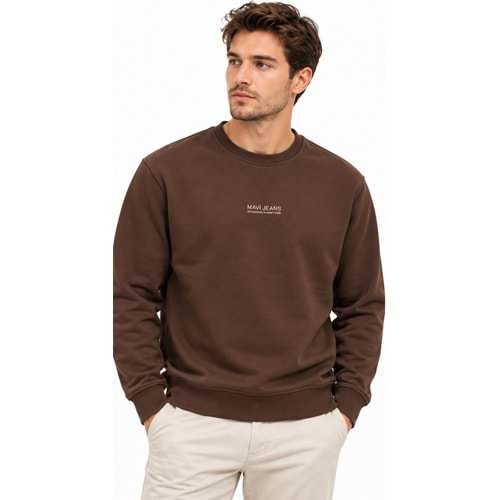 Mavi M0S10586-88067 Mavi Jeans Detaylı Erkek Sweatshirt