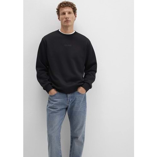 Mavi M0S10586-900 Mavi Jeans Detaylı Erkek Sweatshirt