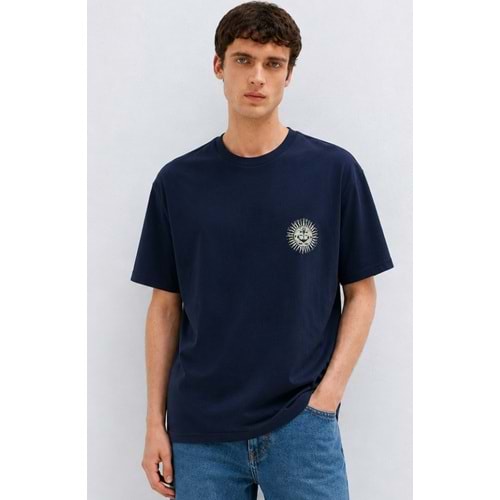 Mavi M0613289-70497 Baskılı Tişört Erkek T-Shirt