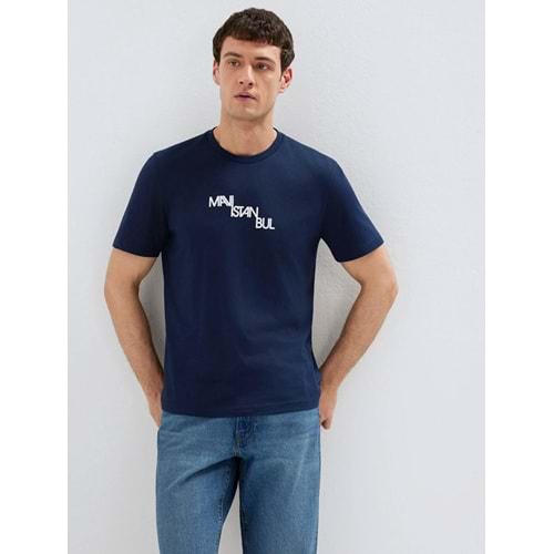 Mavi M0612274-70497 İstanbul Baskılı T-Shirt Erkek Tişort