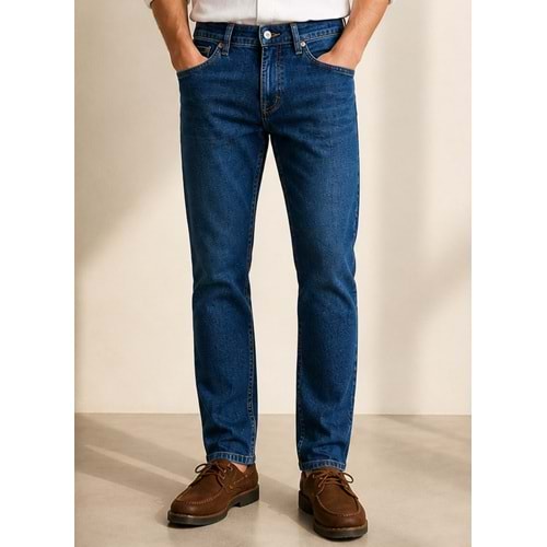 Mavi M00351A3285 Marcus Dark Mocca Mavi Black Jean Pantolon Erkek Kot Pantolon