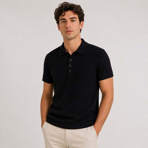 Mavi M0613295-900 Çizgili Erkek Polo Yaka Tişört Erkek Tişort