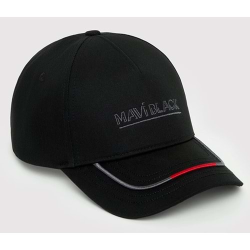 Mavi M0912394-900 Mavi Black İşlemeli Logo Şapka