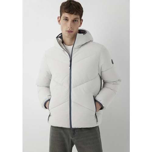 Mavi 0110360-70080 Şişme Mont Kapüşonlu Erkek Mont