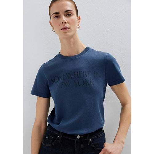 Mavi M1614315-70757 Yazılı T-Shirt Kadın Tişört