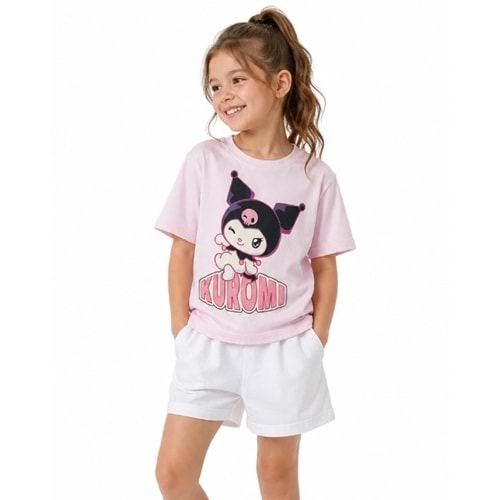 Mavi M7610477-90773 Kuromi Baskılı Kız Çocuk Tişort