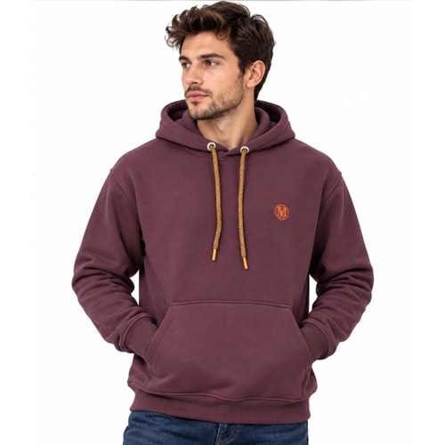 Mavi 065809-70223 Logo Nakışlı Erkek Kapüşonlu Sweatshirt