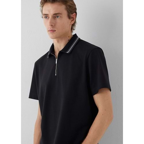 Mavi M0613535-900 Yarım Fermuarlı Polo Yaka Tişört Erkek Tişort