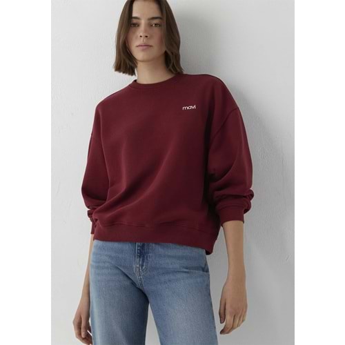 Mavi M1S10490-85633 Mavi Logo Baskılı Kadın Sweatshirt