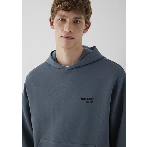 Mavi M0S10676-80776 Mavi Jeans Kapüşonlu Erkek Sweatshirt
