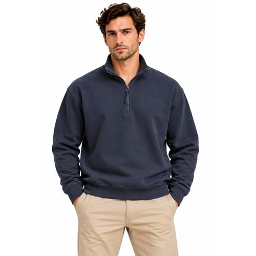 Mavi 0S10278-88170 Basic Yarım Fermuarlı Sweatshirt