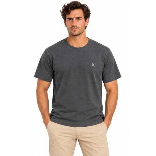 Mavi M0612736-71464 Mavi Mühür Logo Nakış Detaylı Tişört Erkek T-Shirt