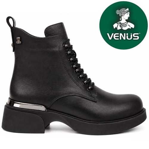 Venüs Private Hakiki Deri Düz Kaymaz Taban Ortopedik Kadın Bot