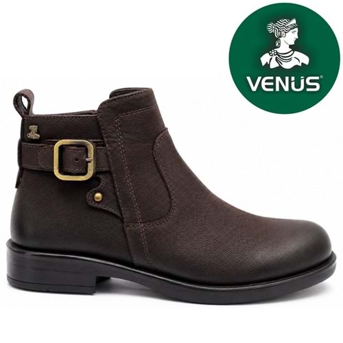 Venüs Ames Hakiki Deri Kaymaz Taban Ortopedik Kadın Bot