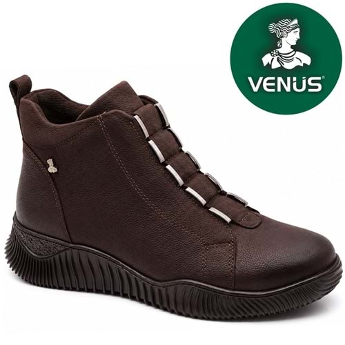 Venüs Pege Hakiki Deri Kaymaz Taban Ortopedik Kadın Bot