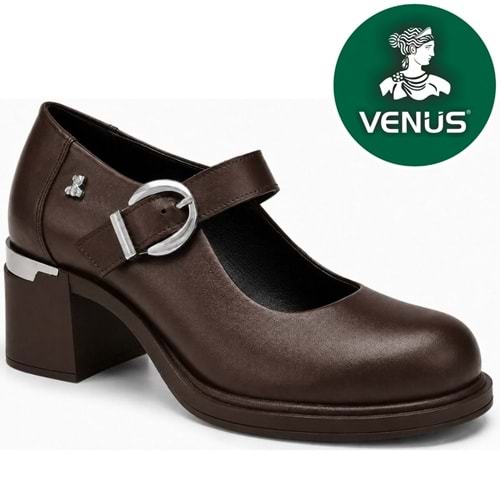 Venüs Labranda Hakiki Deri Comfort Ortopedik Kadın Klasik Topuklu Ayakkabı