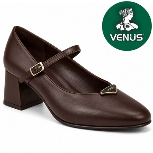 Venüs Albasa Hakiki Deri Comfort Ortopedik Kadın Klasik Topuklu Ayakkabı
