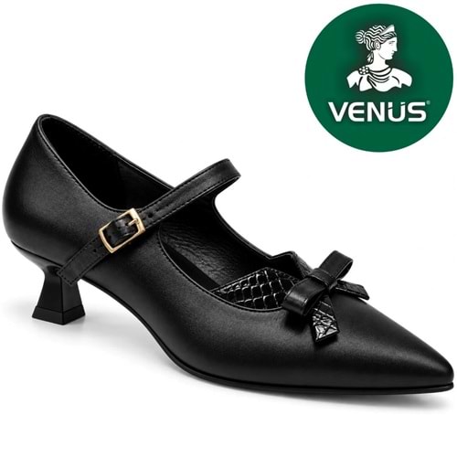 Venüs Lante Hakiki Deri Comfort Ortopedik Kadın Klasik Topuklu Ayakkabı