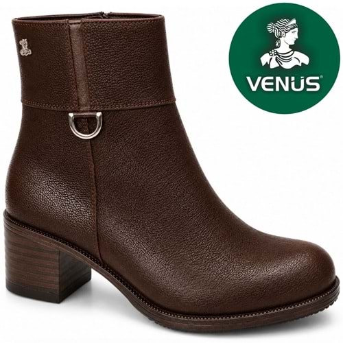 Venüs Narco Hakiki Deri Ortopedik Topuklu Kadın Bot