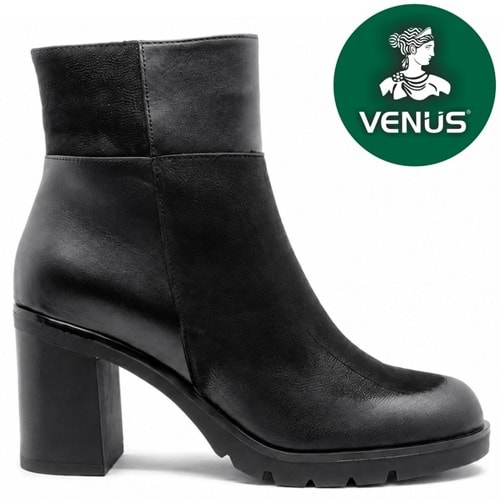 Venüs Vandolina Hakiki Deri Ortopedik Topuklu Kadın Bot