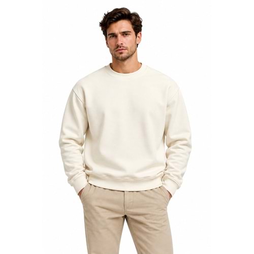 Mavi M0S20091-70064 Mavi Bisiklet Yaka Sweatshirt Erkek Sweatshirt