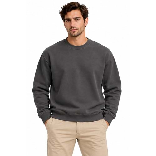 Mavi M0S20091-86560 Mavi Bisiklet Yaka Sweatshirt Erkek Sweatshirt