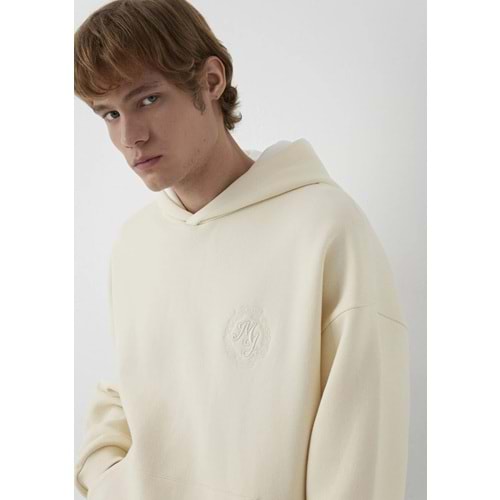 Mavi M0S20036-70072 Mavi Logo Detaylı Kapüşonlu Sweatshirt