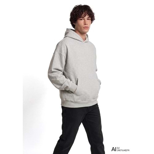 Mavi M0S20036-80196 Mavi Logo Detaylı Kapüşonlu Sweatshirt