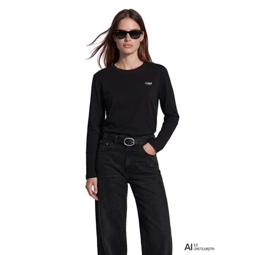 Mavi M1620079-900 Mavi Jeans Baskılı Tişört Kadın Tişört