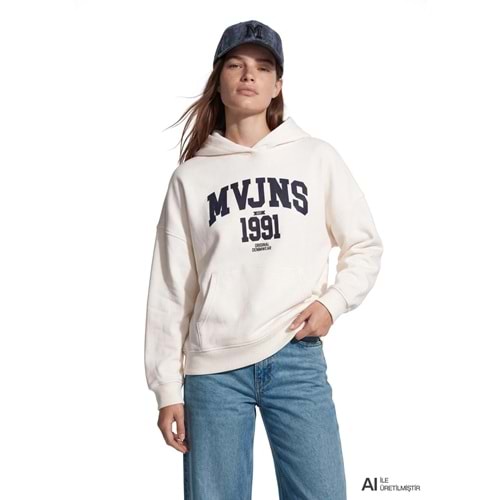 Mavi M1S20141-80194 Mavi Jeans Logo Baskılı Kadın Sweatshirt