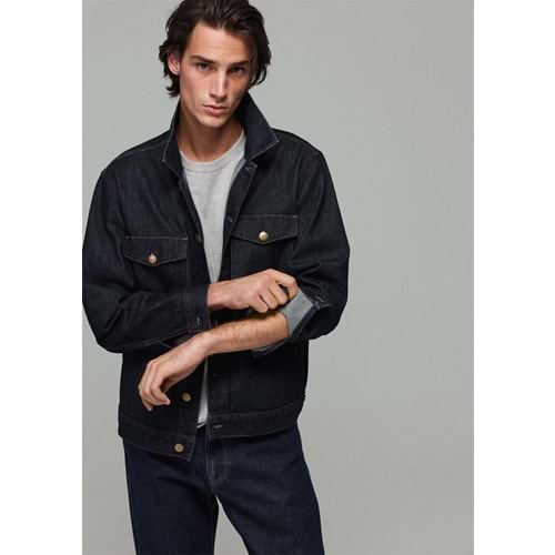 Mavi M0121290-A7779 Mavi Caleb Classic Vintage Rinse Denim Kot Ceket Erkek Ceket