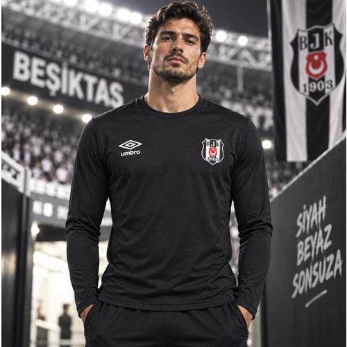 Beşiktaş S.K. Bjk Siyah Forma 26/27 Umbro Uzun Kol Erkek Forma
