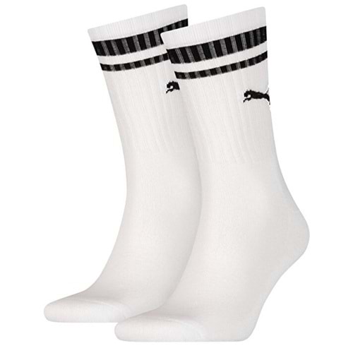 Puma 907944-02 Crew Heritage 2 Pack 2 Parça-Adet Unisex Çorap